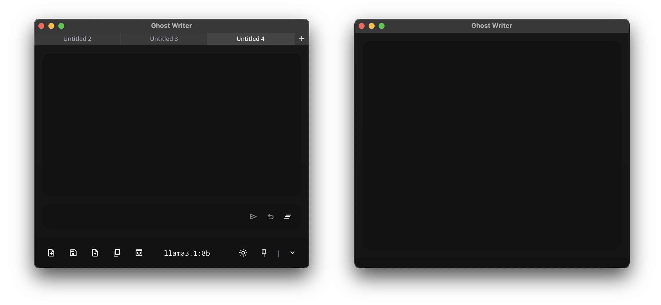 Distraction free design
