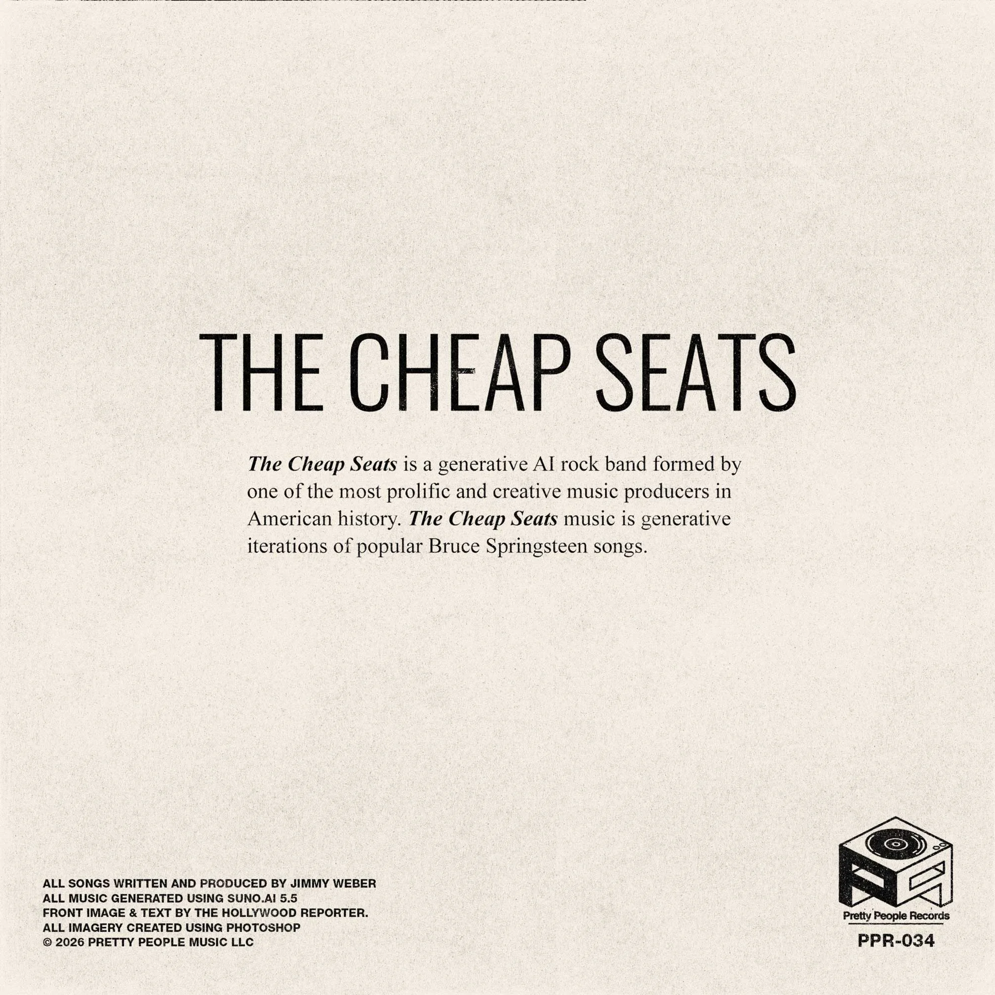 The Cheap Seats "Godless Whores" Back Art