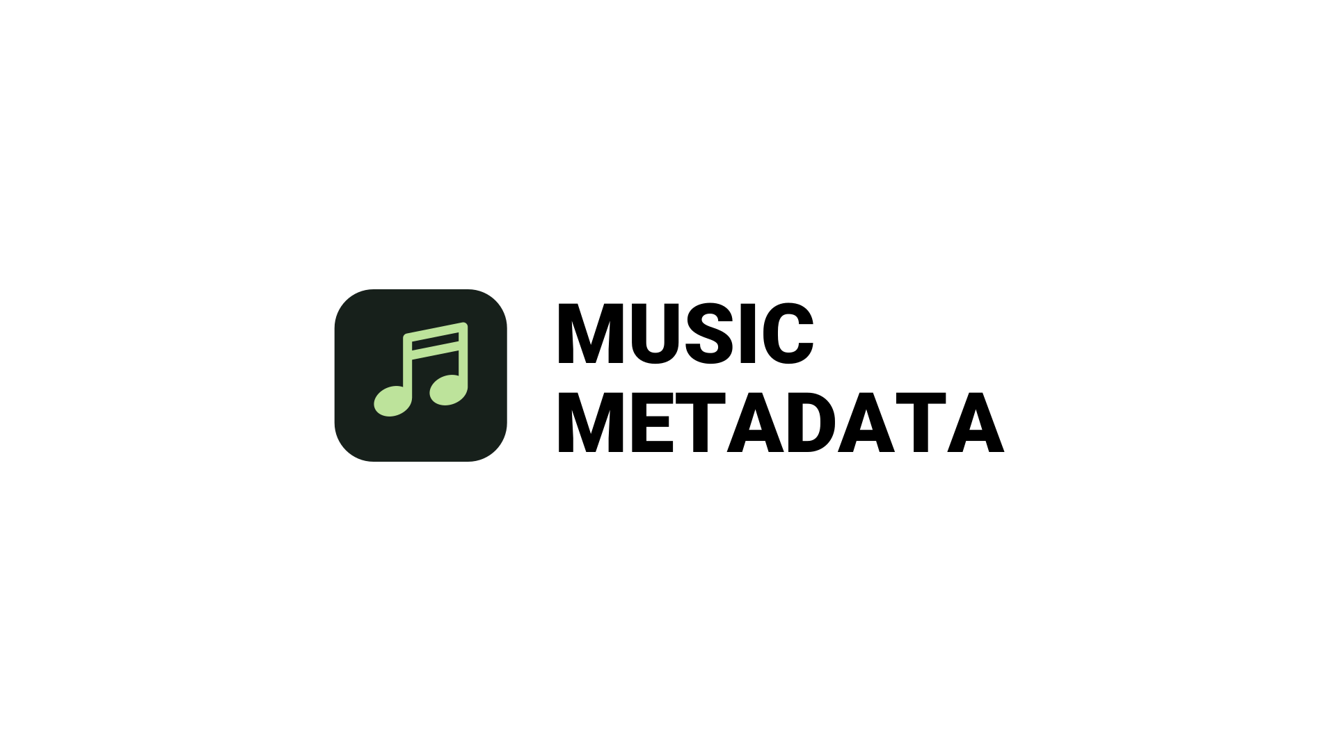 Music Metadata banner